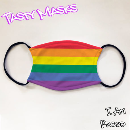 LGBT Rainbow flag design facemask