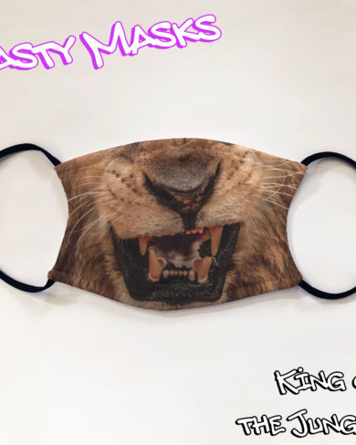Facemask of lion nose and mouth